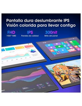 Monitor portátil Genérica standard full HD 15.6 pulgadas 156FC