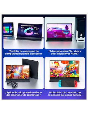 Monitor portátil Genérica standard full HD 15.6 pulgadas 156FC