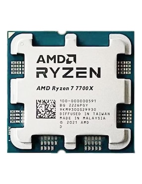 Procesador AMD Ryzen 7 7700X con 8 núcleos