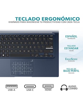 Laptop Asus Vivobook 14 pulgadas Full HD Intel Core i5 Intel Iris XE 24 GB RAM 512 GB SSD