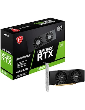 Tarjeta de video MSI GeForce RTX 3050 LP OC
