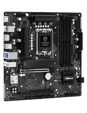 Tarjeta madre Asrock B760M Lightning Wifi compatible con procesador Intel