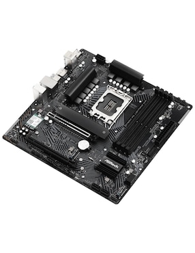 Tarjeta madre Asrock B760M Lightning Wifi compatible con procesador Intel