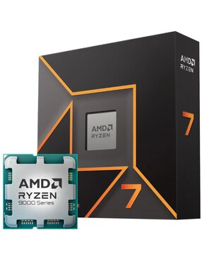 Procesador AMD Ryzen 7 9700X con 8 núcleos