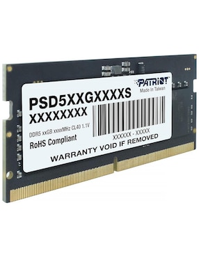 Memoria RAM SODIMM DDR5 Patriot 16 GB PSD516G480081S