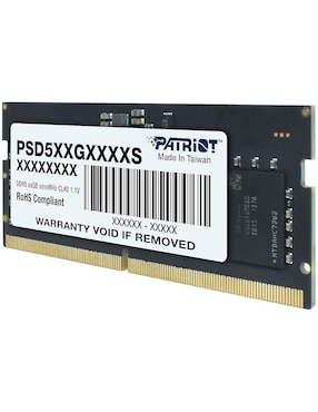 Memoria RAM SODIMM DDR5 Patriot 16 GB PSD516G480081S