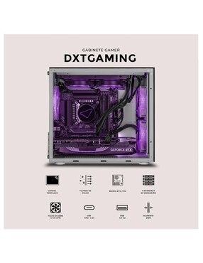 Gabinete DXT Gaming Titan T7