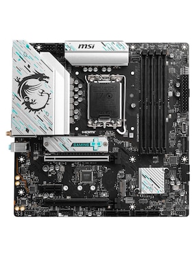 Tarjeta Madre MSI B760M Gaming Plus Wifi Con Procesador Intel