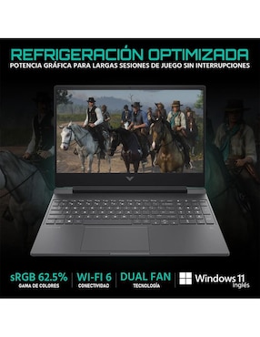 Laptop gamer Hp Victus 15.6 pulgadas full hd intel core i5 nvidia geforce rtx 3050 32 gb ram 512 gb ssd