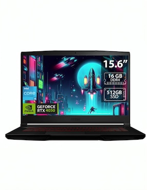 Laptop MSI 9s7-16r831-1858 15.6 Pulgadas HD Intel Core I5 NVIDIA Geforce RTX 4050 16 GB RAM 512 GB SSD