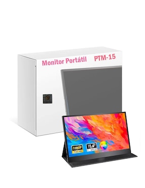 Monitor portátil Genérica standard full HD 15.6 pulgadas PTM15