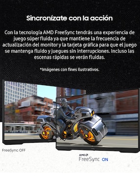 Monitor gamer Samsung standard full HD 24 pulgadas LS24DG300ELXZX