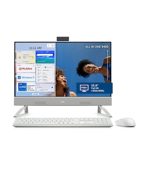 Computadora All In One Dell Inspiron Desktop AIO 5430 23.8 Pulgadas Full HD Intel Core I7 Integradas 16 GB RAM 1 TB SSD