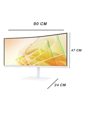 Monitor Samsung standard WQHD 34 pulgadas LS34C650TALXZX
