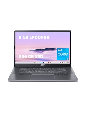 Laptop Thin & Light Acer Chromebook Plus 515 15.6 Pulgadas Full HD Intel Core I3 Intel UHD Graphics 8 GB RAM 256 GB SSD