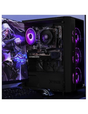 Computadora gamer Xtreme Pc Gaming XTPCR516GB4060MKB 23.8 pulgadas Full HD AMD Ryzen 5 NVIDIA GeForce RTX 5060 16 GB RAM 1 TB SSD