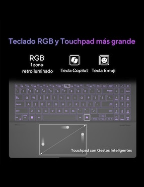 Laptop thin & light Asus Vivobook S 15 OLED 15.6 pulgadas 3K Qualcomm Adreno 16 GB RAM 512 GB SSD