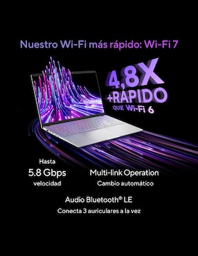 Laptop thin & light Asus Vivobook S 15 OLED 15.6 pulgadas 3K Qualcomm Adreno 16 GB RAM 512 GB SSD