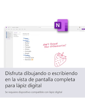 Office Hogar y Estudiante 2024 Escolar y trabajo Microsoft para 1 usuario