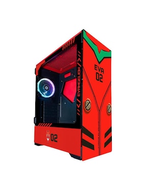 Gabinete De Computadora Xtreme PC Gaming Evangelion 02 Edition