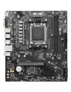 Tarjeta Madre MSI B650M B Con Procesador AMD