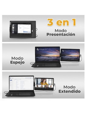 Monitor portátil Avante standard HD 12 pulgadas SIDEWING