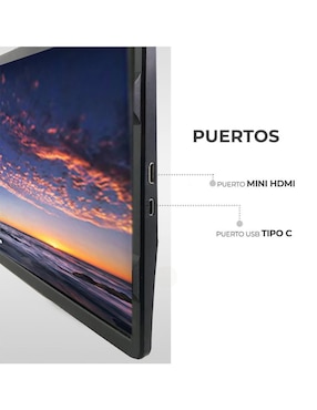 Monitor portátil Avante standard HD 12 pulgadas SIDEWING