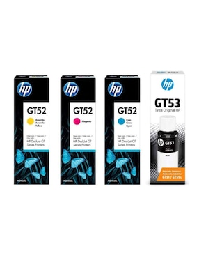 Kit Bote HP GT53 Y GT52 Multicolor