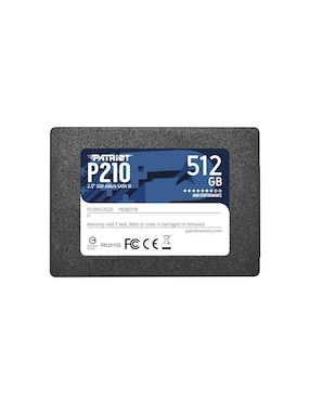 Unidad SSD Patriot De 512 GB