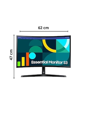 Monitor gamer Samsung standard full HD 27 pulgadas S3 S36D