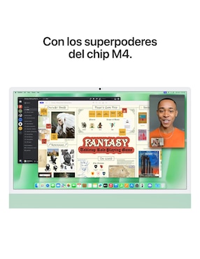 Apple iMac 24 pulgadas M4 16 GB RAM 256 GB SSD