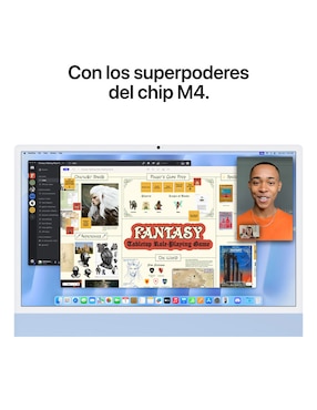Apple iMac 24 pulgadas M4 Integrada 16 GB RAM 256 GB SSD