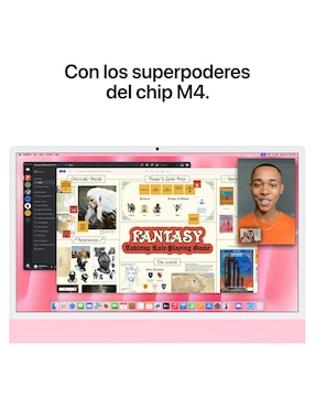 Apple iMac 24 pulgadas M4 Integrada 16 GB RAM 256 GB SSD