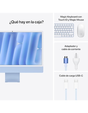 Apple iMac 24 pulgadas M4 16 GB RAM 256 GB SDD