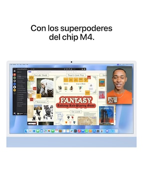Computadora all in one Apple iMac 24 pulgadas 24 pulgadas HD M4 16 GB RAM 256 GB SSD
