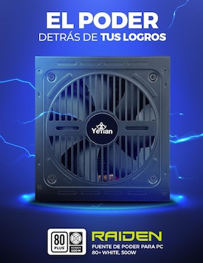 Fuente de poder Yeyian YFW-50020-01 500W_80WH