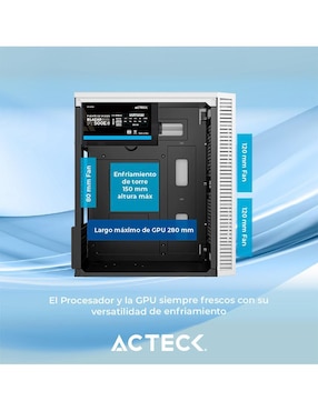 Gabinete de computadora Acteck AC-939515