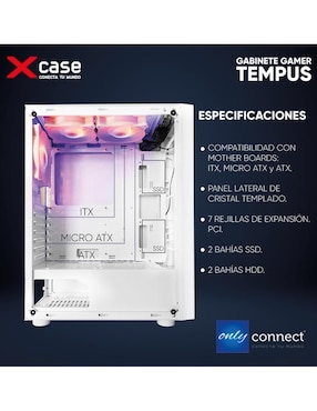 Kit de gabinete gamer Xcase GGTEMP3TO-B