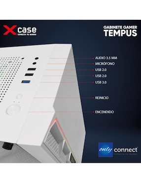 Kit de gabinete gamer Xcase GGTEMP3TO-B