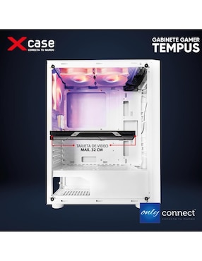 Kit de gabinete gamer Xcase GGTEMP3TO-B