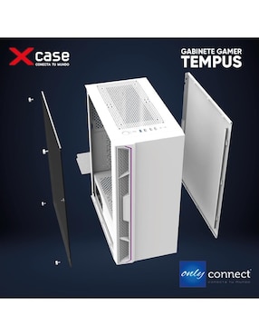 Kit de gabinete gamer Xcase GGTEMP3TO-B