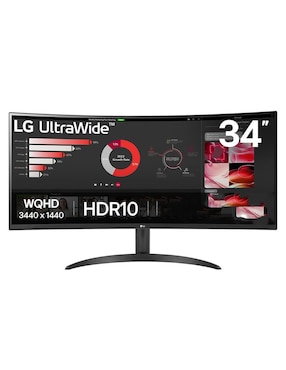 Monitor LG Wqhd 34 Pulgadas 34WR50QK