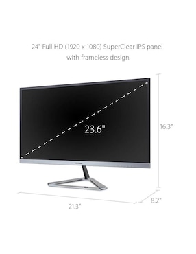 Monitor Viewsonic standard full HD 23.5 pulgadas VX2476-SMHD