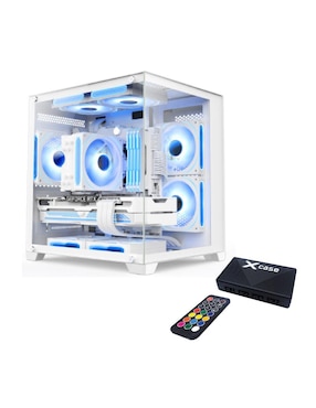 Kit De Gabinete Gamer Xcase 7 Ventiladores Space