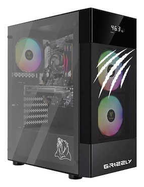 Computadora De Escritorio Grizzly PG-AMD060 AMD Ryzen 5 NVIDIA GeForce GTX 1650 16 GB RAM 500 GB SSD