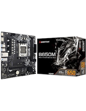 Tarjeta Madre Biostar B650MT Con Procesador AMD