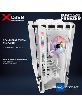 Kit de gabinete gamer Xcase Freezer 7 ventiladores