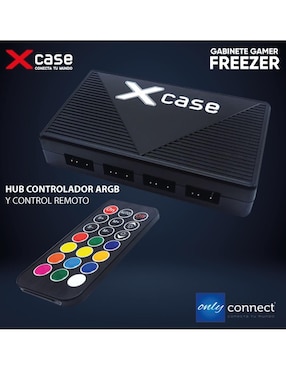 Kit de gabinete gamer Xcase Freezer 7 ventiladores