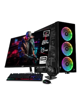 Computadora Gamer Xtreme PC Gaming XTPCR532GB4060MDB 23.8 Pulgadas Full HD AMD Ryzen 5 NVIDIA GeForce RTX 4060 32 GB RAM 1 TB SSD