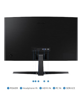 Monitor portátil Samsung standard full HD 24 pulgadas LS24D366GANXZA